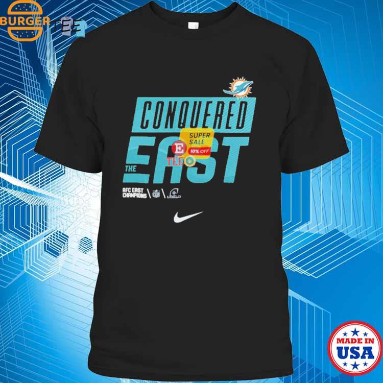 Official Miami Dolphins Conquered The East Nfl 2023 Playoff Shirt, hoodie,  sweater, long sleeve and tank top