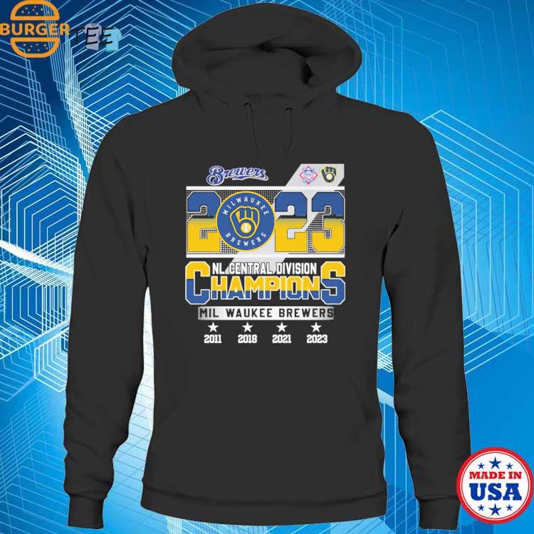 Official Milwaukee Brewers 2023 NL Central Division Champions shirt,  hoodie, sweater and long sleeve