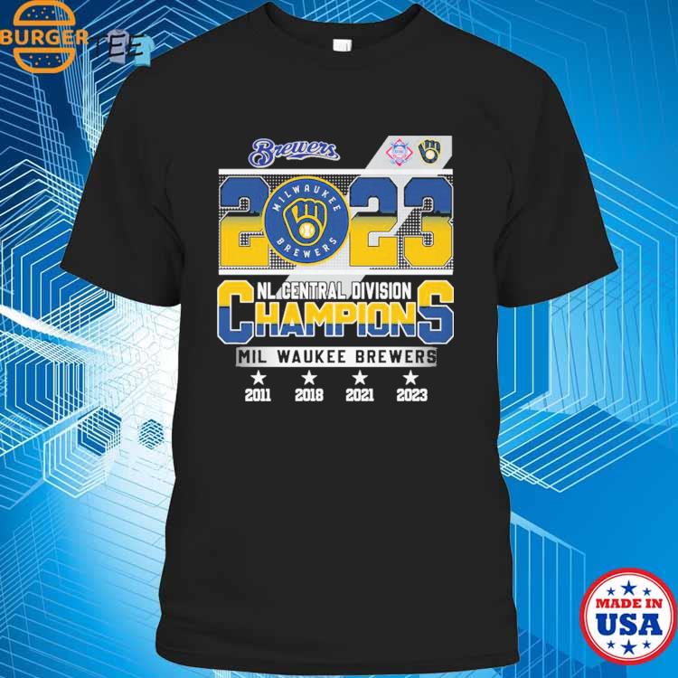 Milwaukee Brewers 2021 Nl Central Division Champions shirt, hoodie,  sweater, long sleeve and tank top
