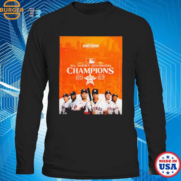 Mlb Houston Astros Champs Al West Division Champions 2023 Poster T-shirt,Sweater,  Hoodie, And Long Sleeved, Ladies, Tank Top