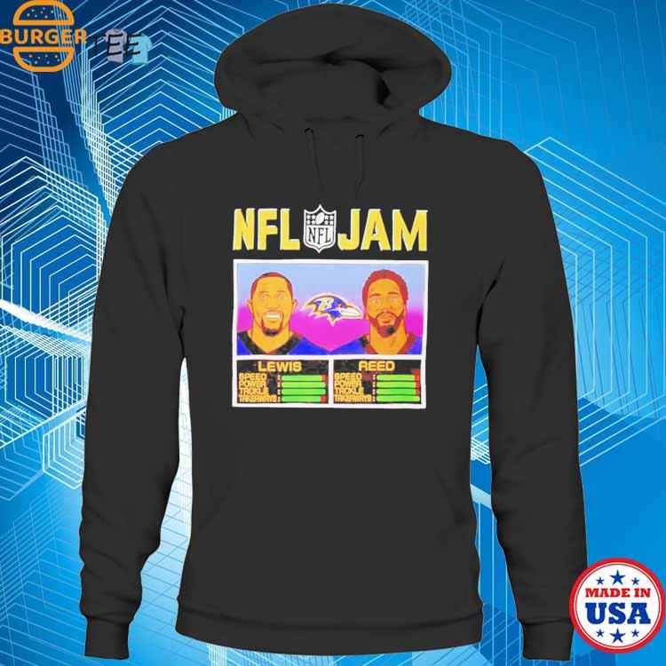 Official nfl Jam Baltimore Ravens Ray Lewis And Ed Reed Shirt, hoodie,  sweater, long sleeve and tank top