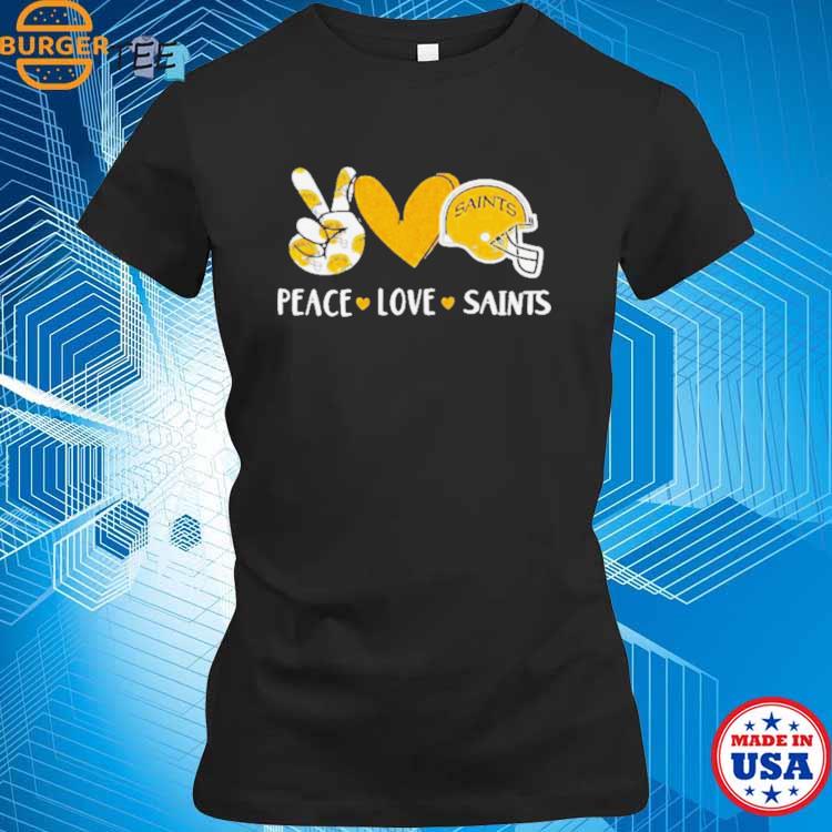 Official Peace Love New Orleans Saints Shirt, hoodie, sweater, long sleeve  and tank top