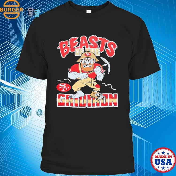 Official san Francisco 49ers Beasts Of The Gridiron T-Shirts