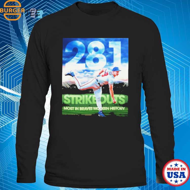 Spencer Strider 281 Strikeouts Most In Braves Modern History Shirt