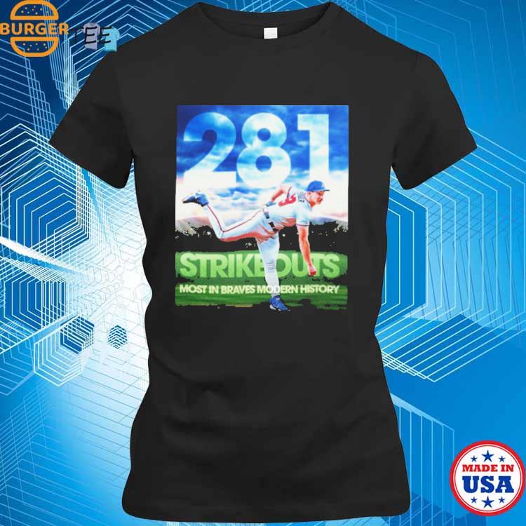 Spencer Strider 281 Strikeouts Most In Braves Modern History Shirt