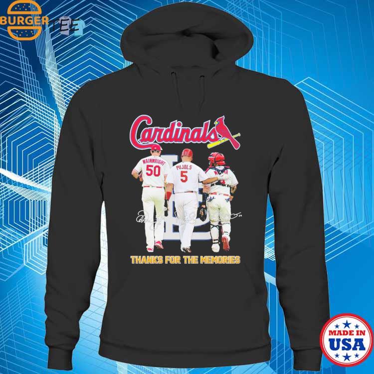 Official st louis cardinals adam wainwright albert pujols yadier molina  signatures T-shirt, hoodie, tank top, sweater and long sleeve t-shirt