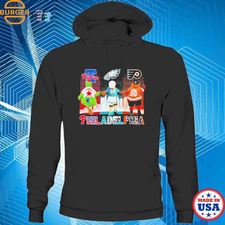 Philadelphia City Sport Team, Philadelphia Phillies And Philadelphia Eagles  Mascot Shirt, hoodie, sweater, long sleeve and tank top