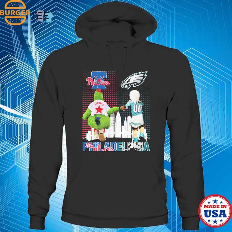 Mascot Philadelphia Phillies And Philadelphia Eagles City Sport Team Shirt