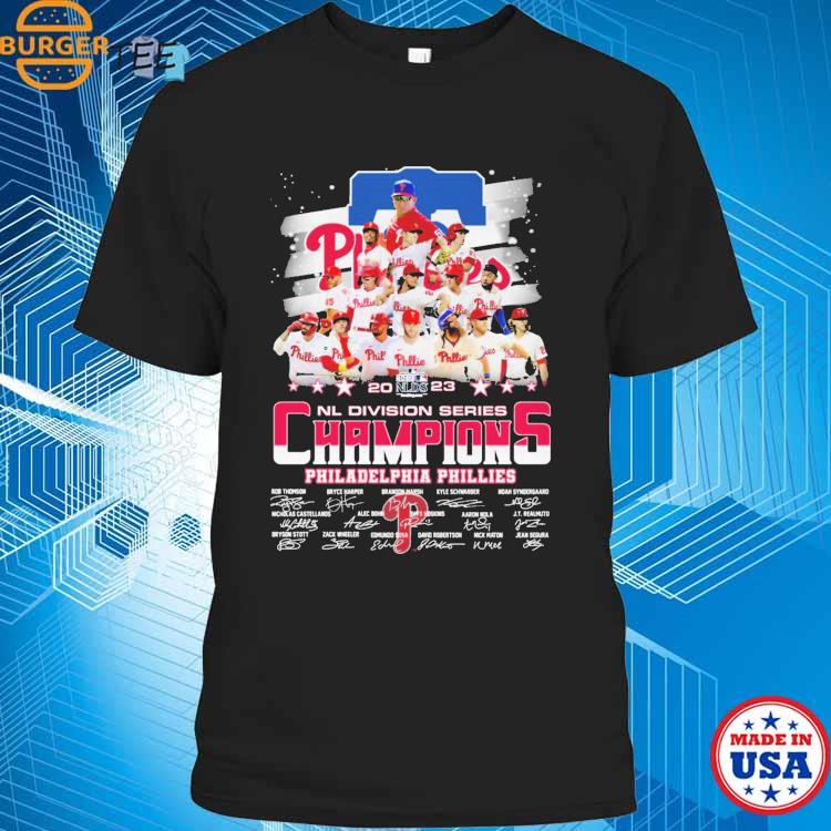 Phillies 2022 National League Champions Philadelphia Phillies Baseball Team  Signatures Shirt - Teespix - Store Fashion LLC