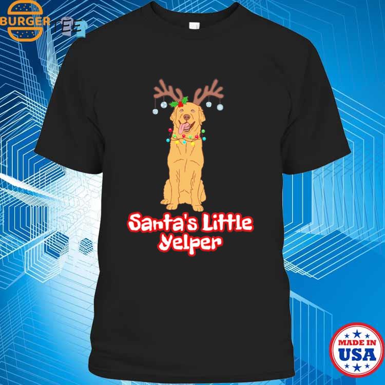 Santa’s Little Yelper Funny Christmas Gifts T-shirt
