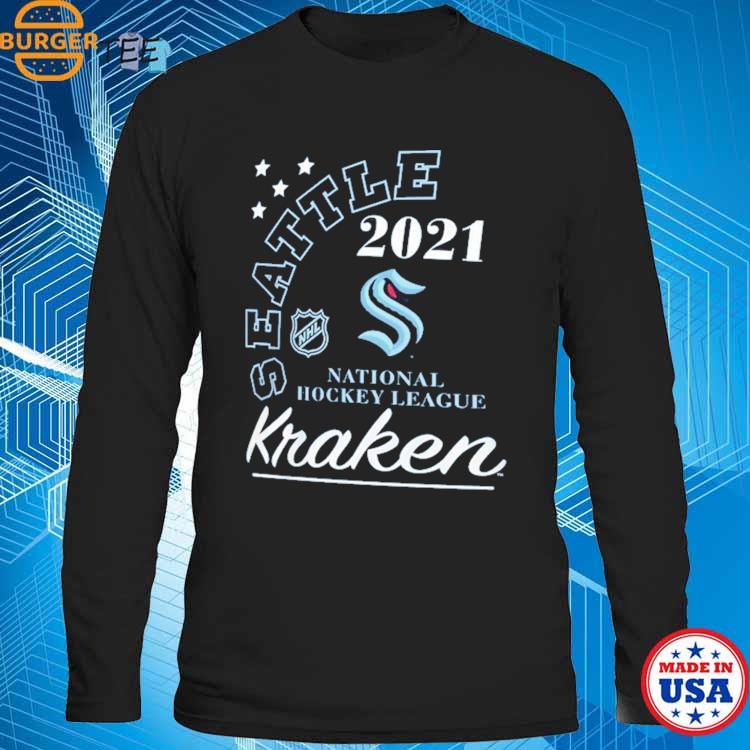 Men's Starter White Seattle Kraken Arch City Team Graphic T-Shirt Size: Large