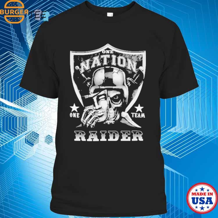 Skull One Nation One Team Las Vegas Raiders Shirt,Sweater, Hoodie