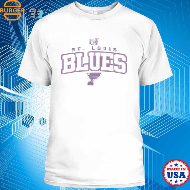 St. Louis Blues Levelwear Hockey Fights Cancer Richmond T-Shirt