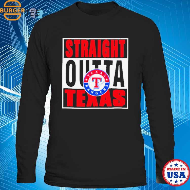 Straight Outta Texas Rangers Shirt - High-Quality Printed Brand