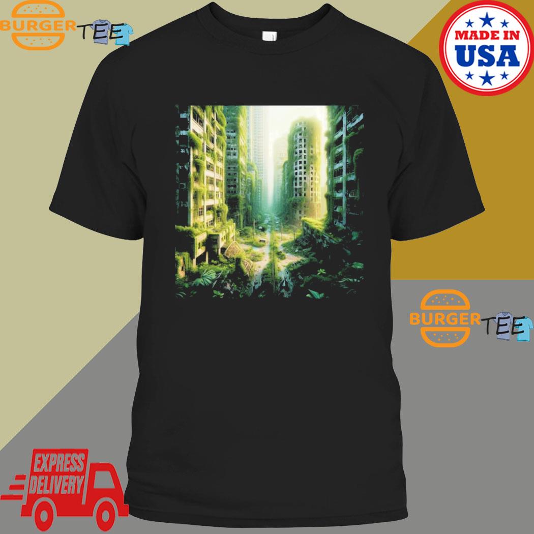 Official overgrown Abandon City The End Of The Earth T-shirt