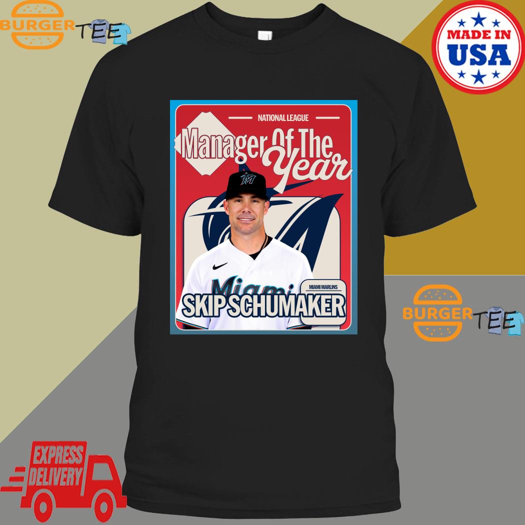 Official skip Schumaker Miami Marlins National League Manager Of The Year Shirt