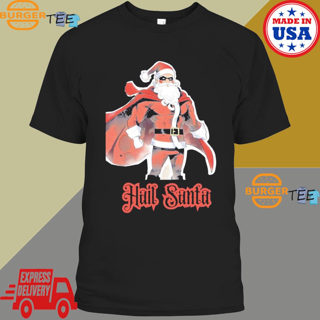 Official superman Santa Claus Hail Santa Merry Christmas 2023 T-shirt