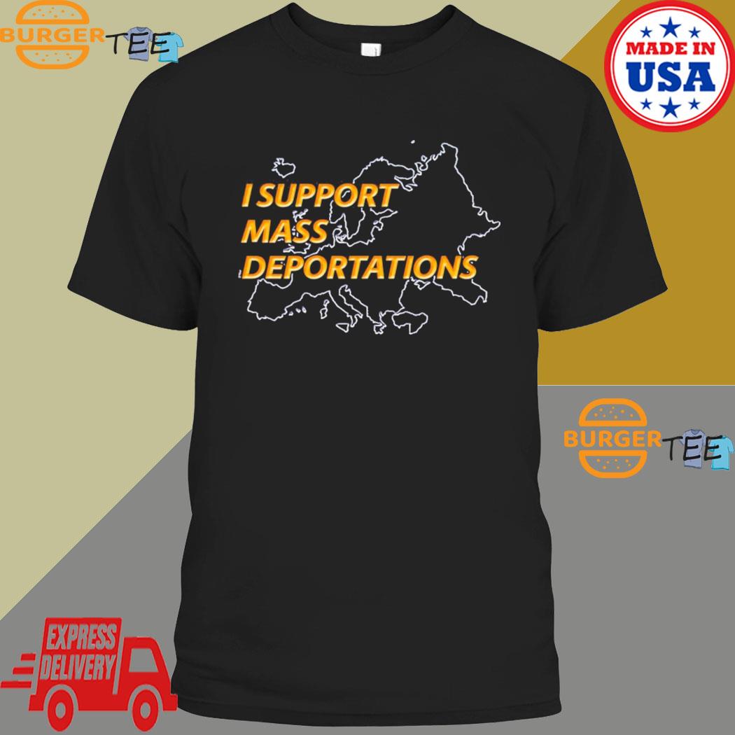 Official support Mass Deportations Europe Version T-shirt