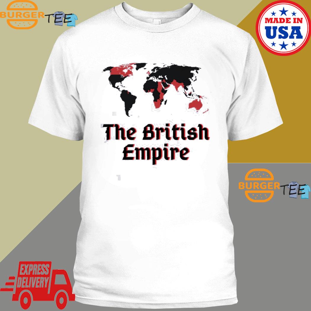 Official the British Empire World Map T-shirt