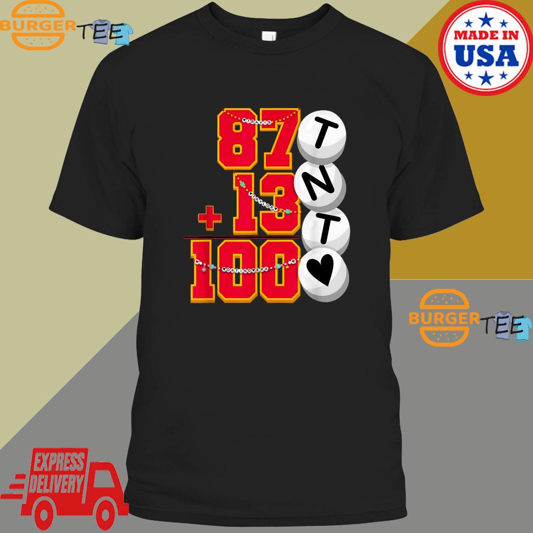 Cute 87 + 13 = 100 days of school Taylor 100th day of school T-Shirt