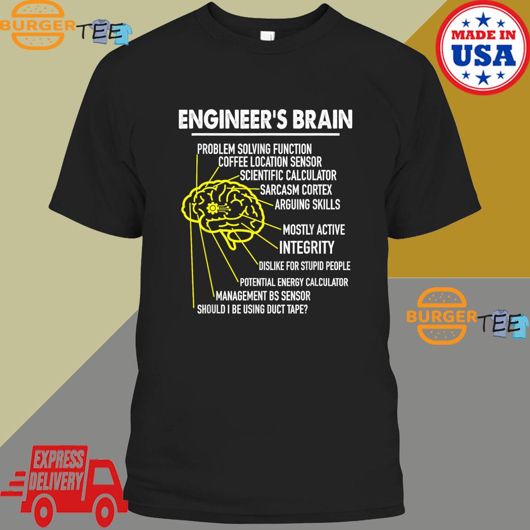 Humor Engineer's Brain Engineering Fan Games Process T-Shirt