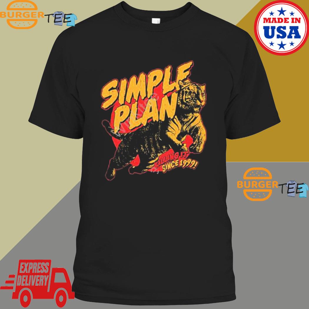 Simple Plan Tiger 1999 T-shirt