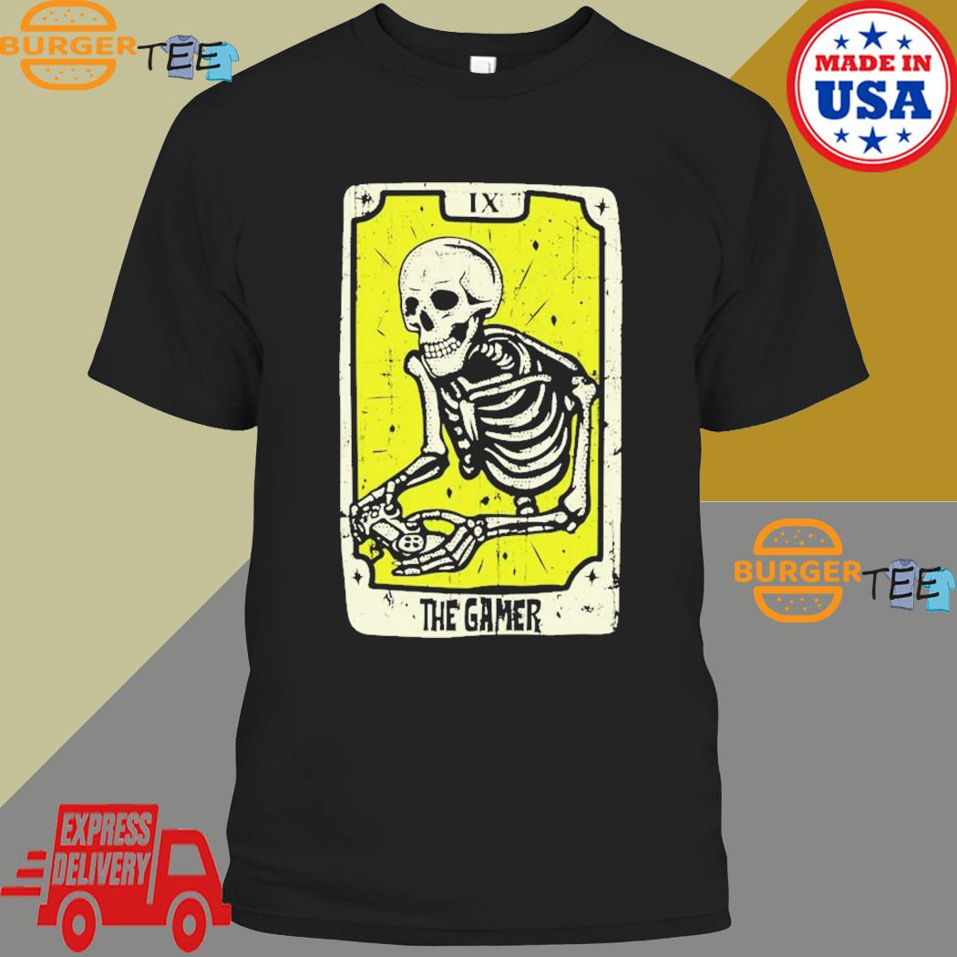 The Gamer Skeleton Images Ix T-shirt