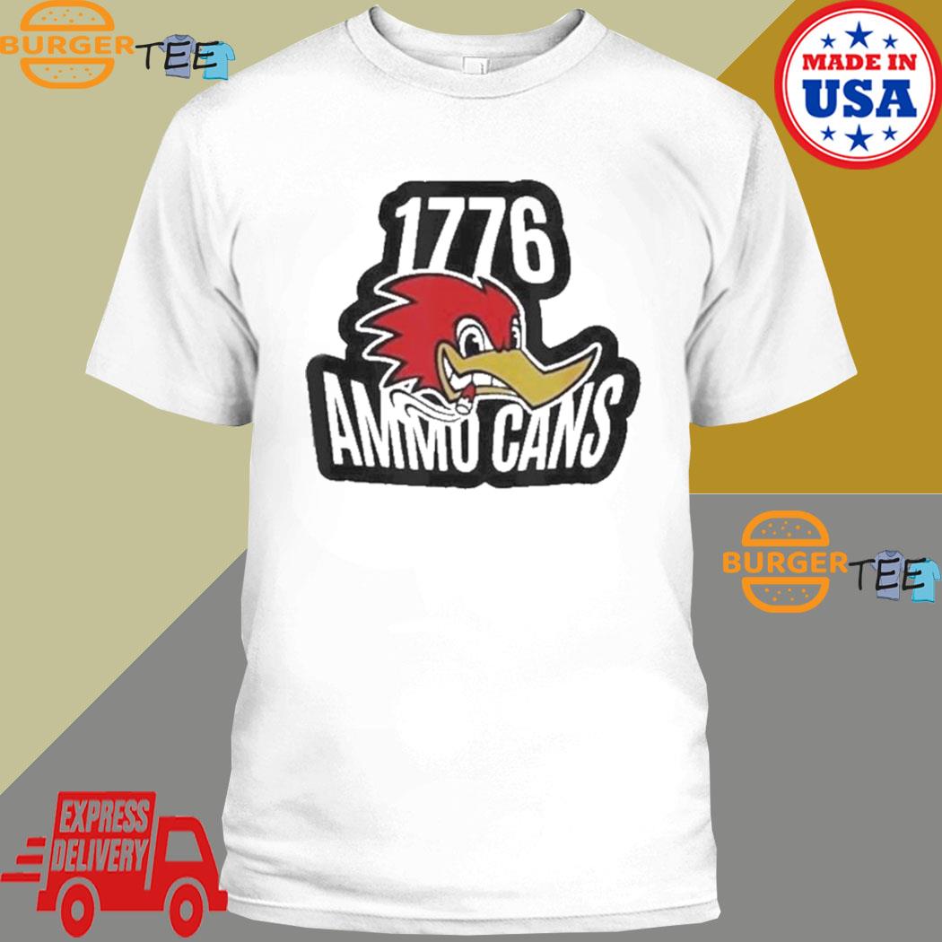 Hot Rod Woodpecker Ammo Cans 1776 T-shirt