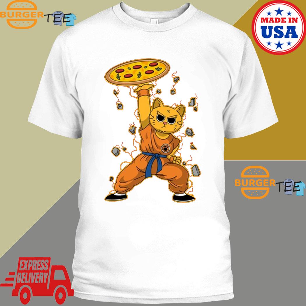 Pizza Master Cat Kungfu T-shirt