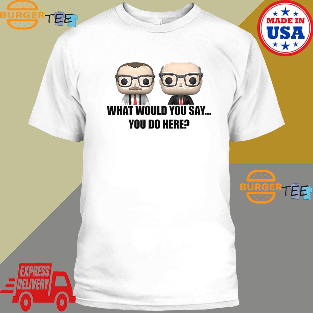 John C Mcginley Fan Club Mini Figure Characters What Would You Say Do Here T-shirt