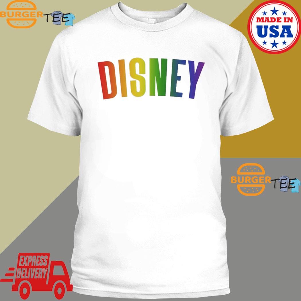 LGBTQ Disney Pride Vintage Rainbow Graphic T-Shirt